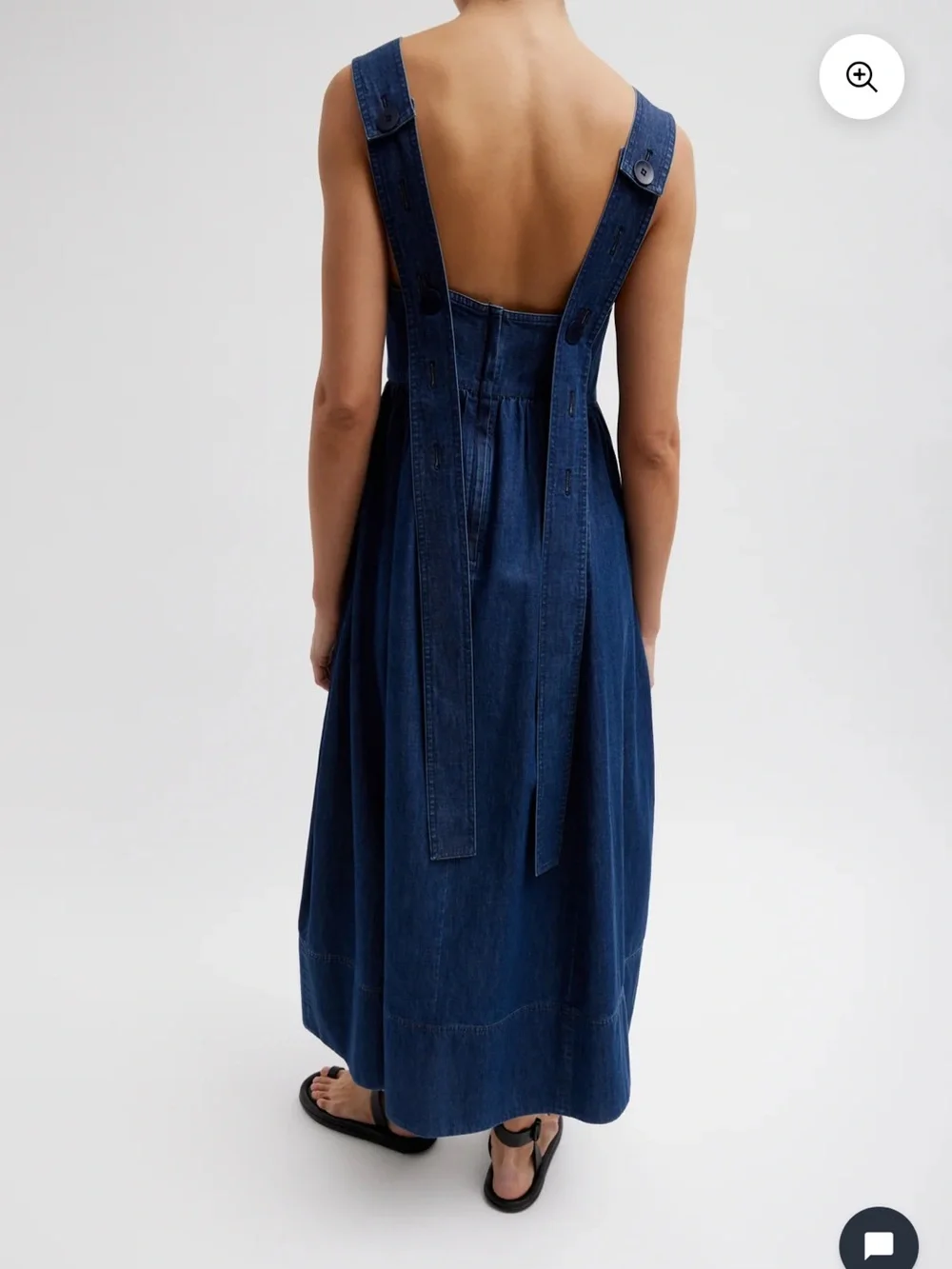 Tibi Light Weight Stone Wash Sculpted Dress sz 6 NWT